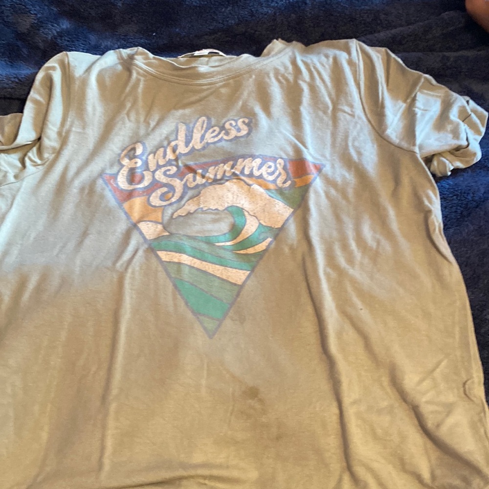 sunset west endless summer green top